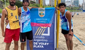 CUARTO PUESTO PARA DUPLA GESELINA EN CIRCUITO NACIONAL DE BEACH VOLEY